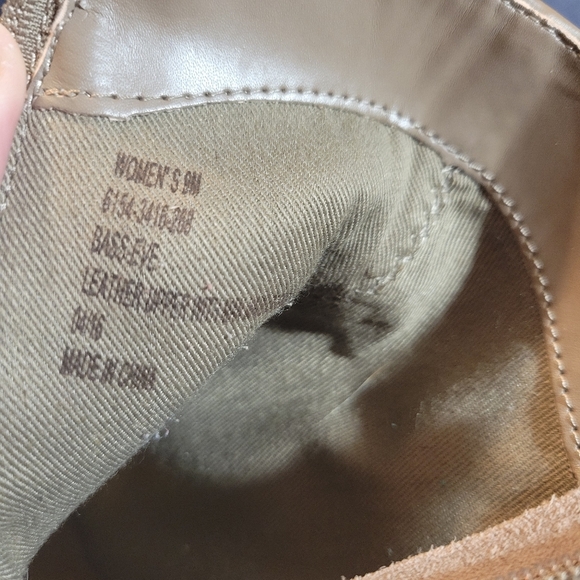 Leather suede Chunky  fringeboots y2k - Picture 8 of 9